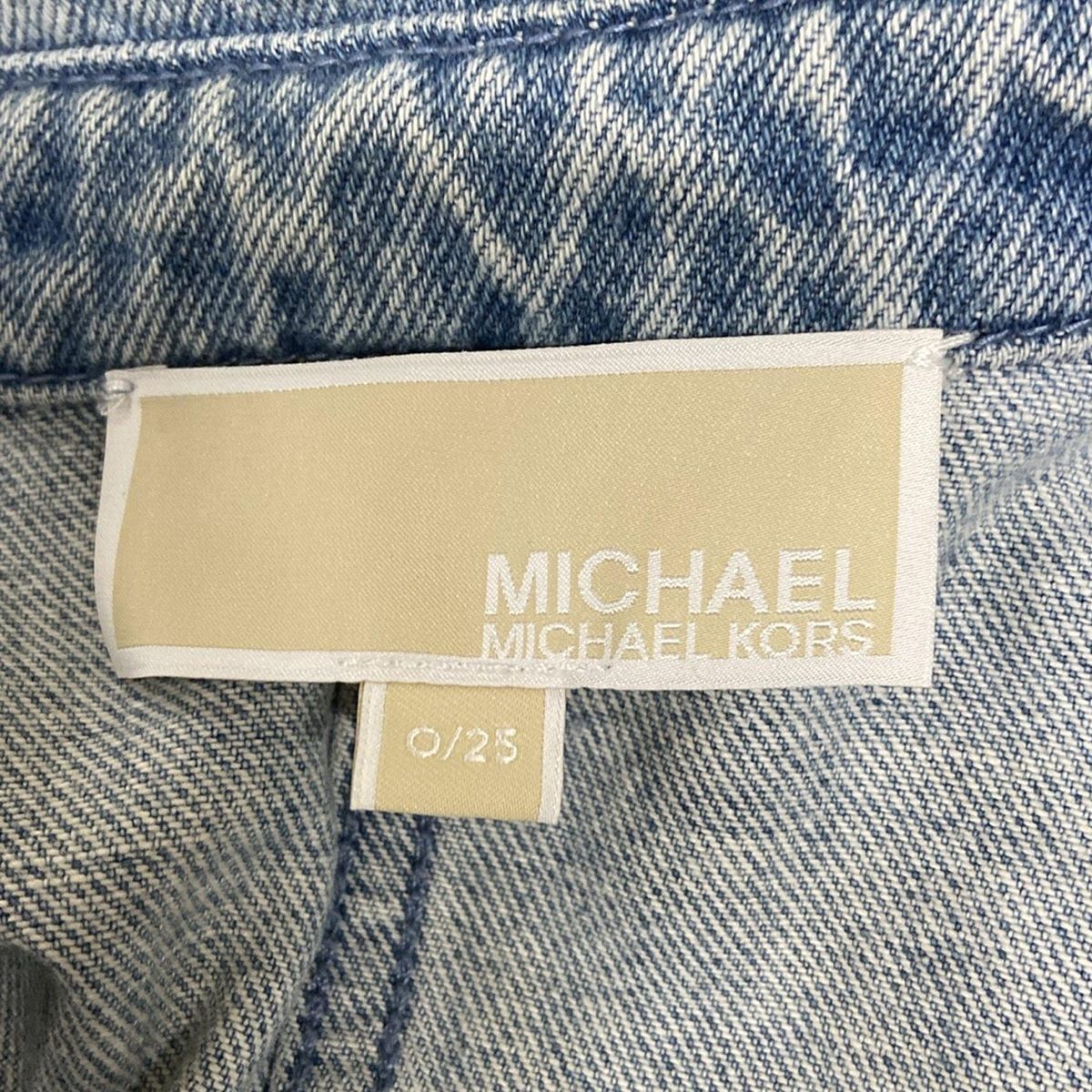MICHAEL KORS - MICHAEL KORS(マイケルコース) ブルゾン サイズS/CH/P レディース美品  - ライトブルー 長袖/秋/春 公式アウトレット】ジャケット・アウター | マイケル・コース