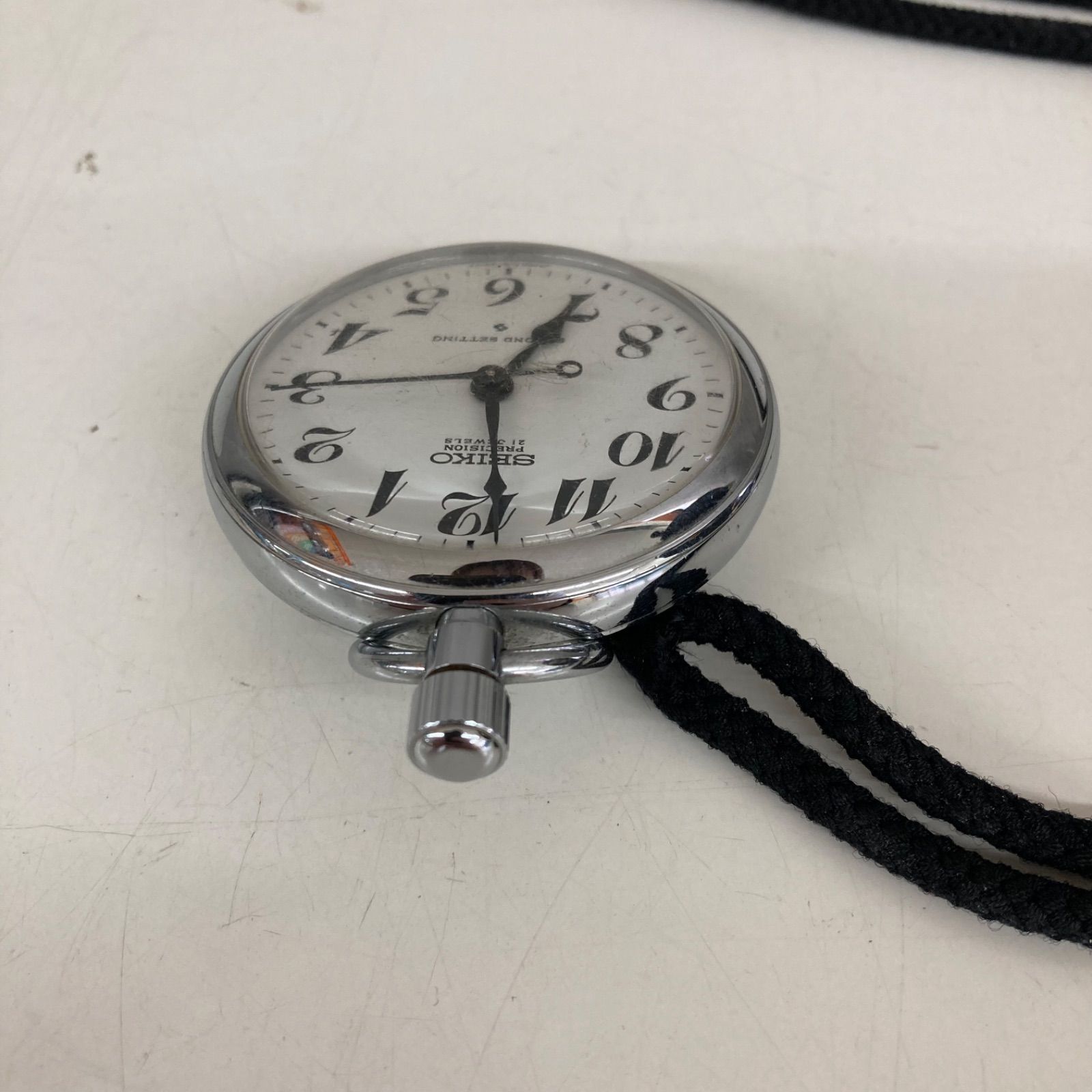 SEIKO セイコー 懐中時計 PRECISION SECOND SETTING 手巻き式 動作確認