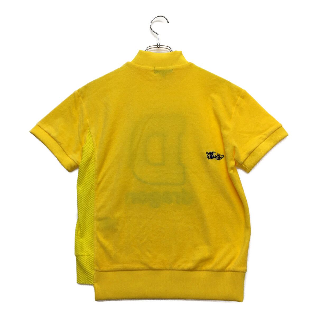 Dance With Dragon - coco 中古 ダンスウィズドラゴン DANCE WITH DRAGON レディース 半袖シャツ 2(M) 黄 イエロー ハイネックカットソー パイル地 中古 レディース ダンスウィズドラゴン DANCE WITH DRAGON