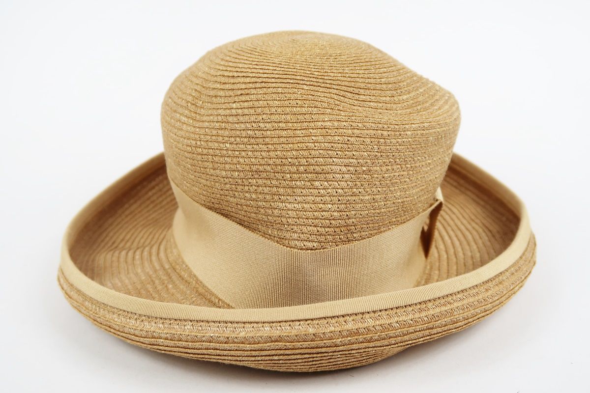 美品】HERMES エルメス ストロー ハット 帽子 57 服飾雑貨 小物
