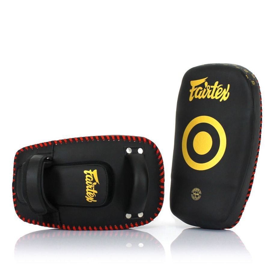 新品】Fairtex キックミットKPLC6 ブラック - メルカリ