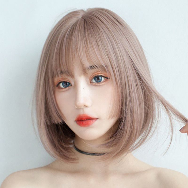 軽やかな☆フルハンドウィッグ ウィッグ ボブ 姫カット Candybay ぱっつん前髪 ショート