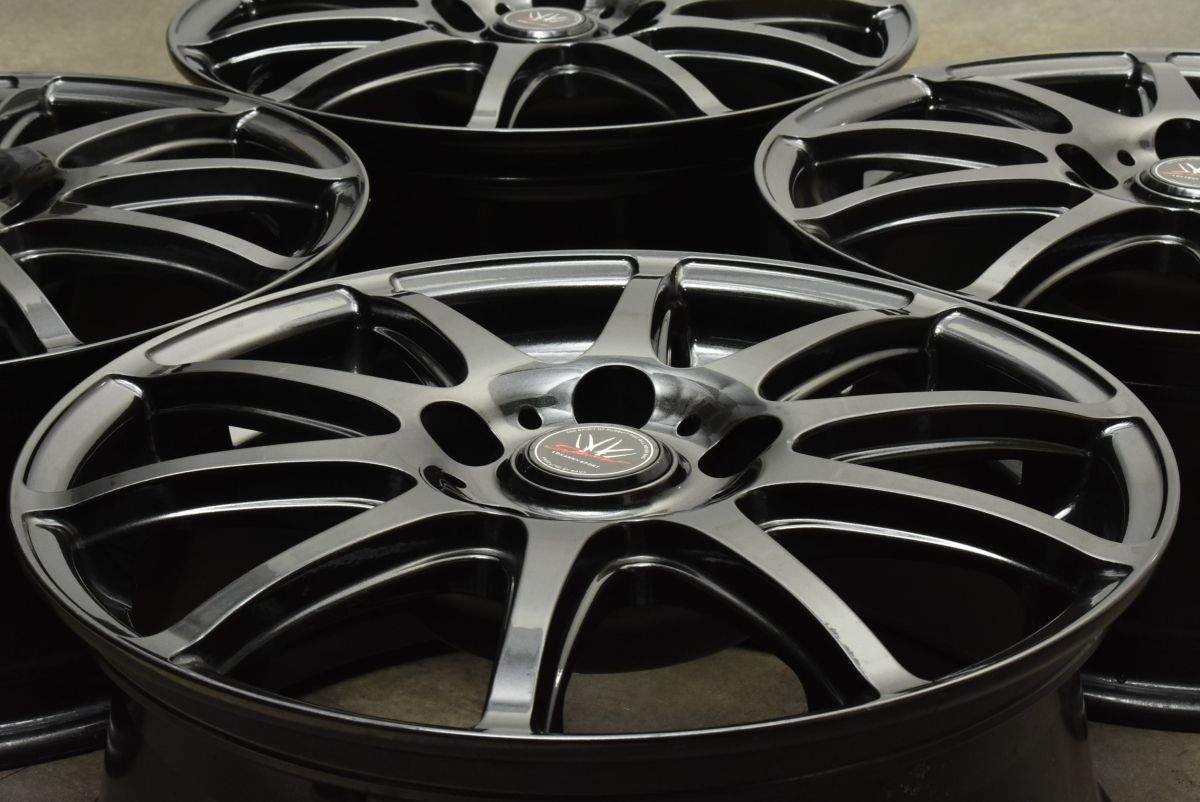 ロクサーニ 16in 6.5J 38 PCD114.3 4本セット ノア ヴォクシー プリウスα セレナ リーフ ステップワゴン ヴェゼル アテンザ