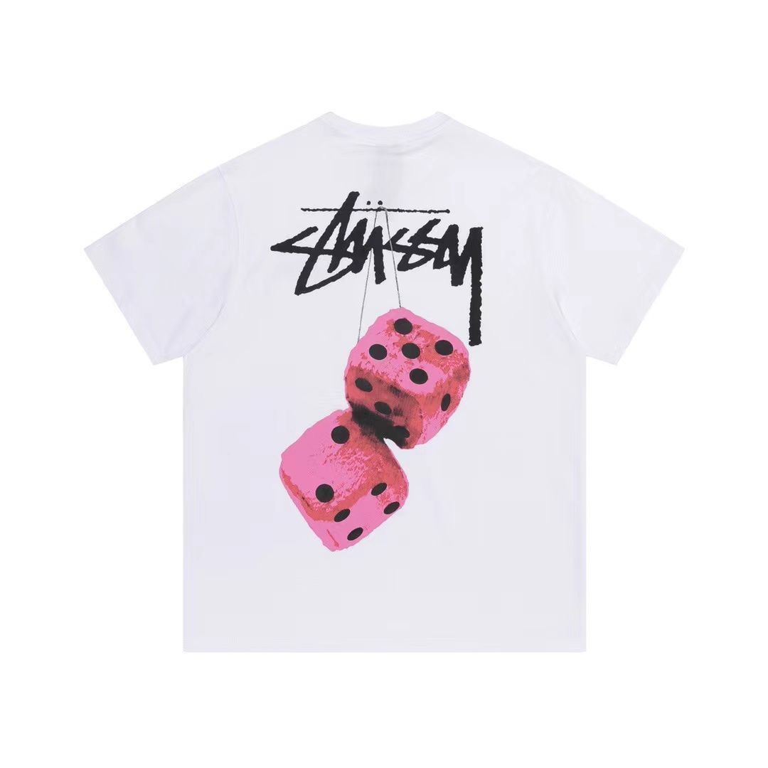 ステューシーSTUSSY ダイス サイコロ Tシャツ 半袖 ロゴＴ トップス Stussy T-shirt black White - メルカリ