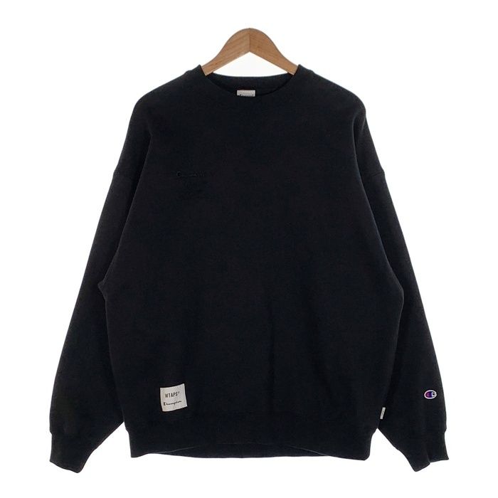 WTAPS Champion ACADEMY CREW NECK BLACK L