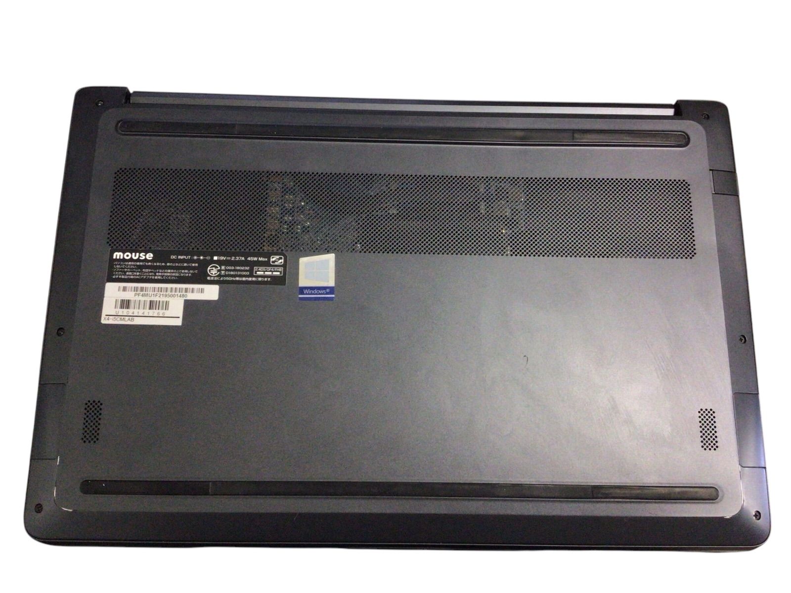 スペシャル価格【中古】mouse ノートPC X4-i5CMLAB Corei5-10210U/