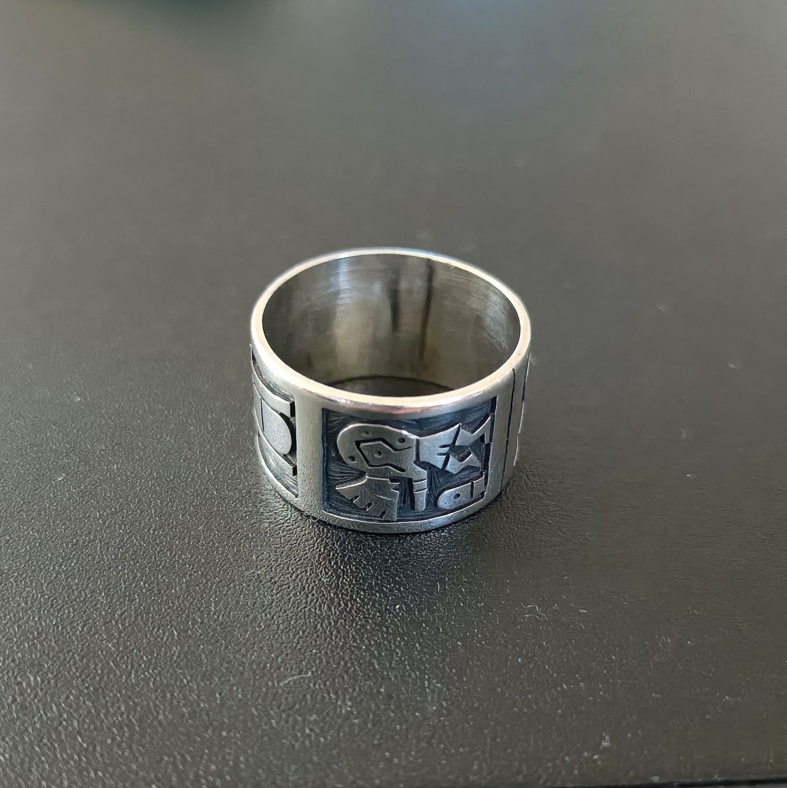 インディアンジュエリー ホピ族 ホピリング STERLING ココペリ