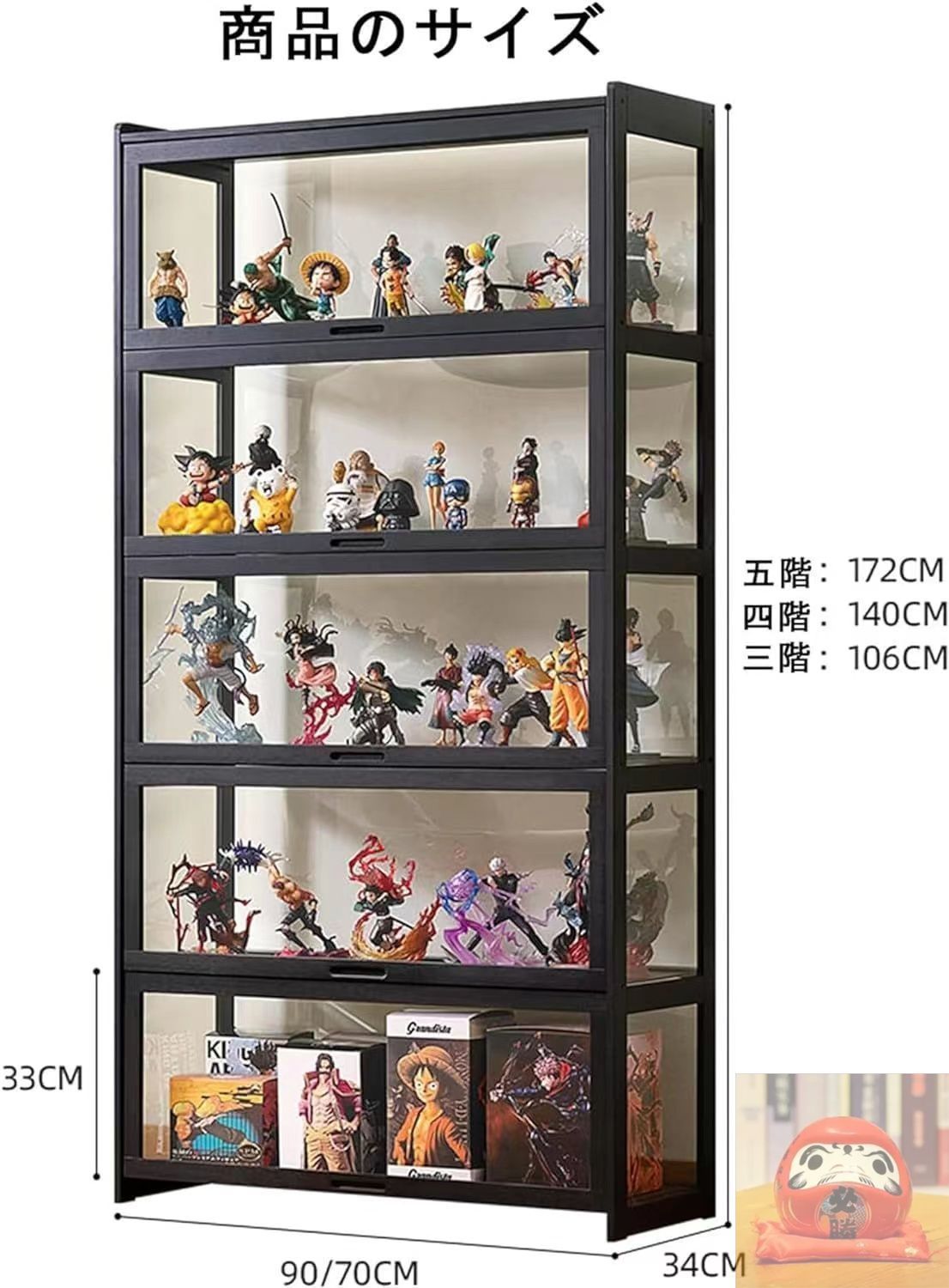 ハローキティ　木製ショーケース　フィギュアケース リーメント ハローキティ ショーケース - メルカリ
