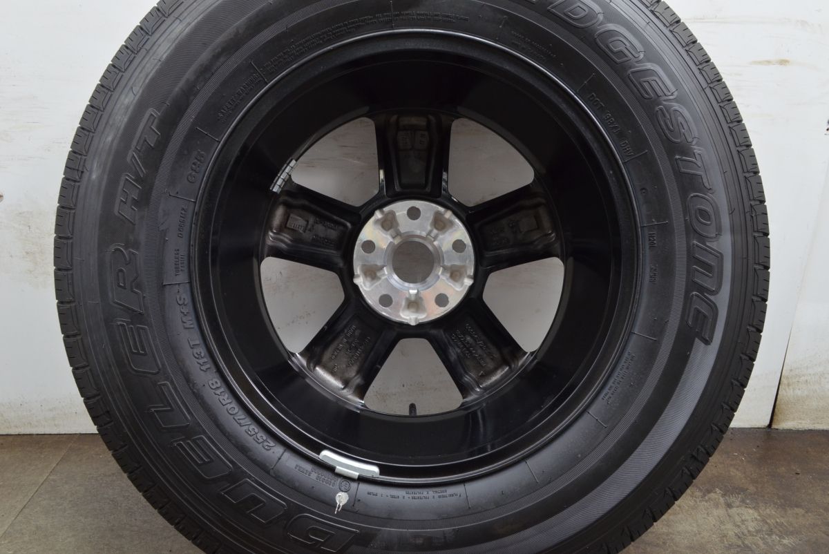 255/70R18 ブリヂストン【ラングラーサハラ純正タイヤ】 ジープラングラーJLサハラ純正ホイール タイヤ付 255/70-18