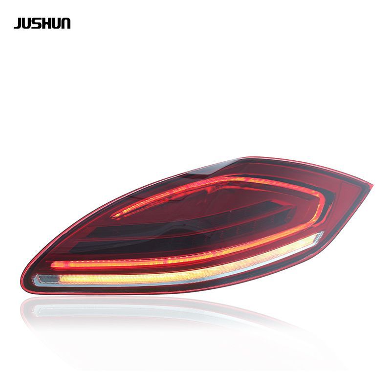 10-13年式 ポルシェ パナメーラ 970.1 LED流水ターンシグナル付きテールランプ スキャンレッド スキャンブラック RGBモデル選択