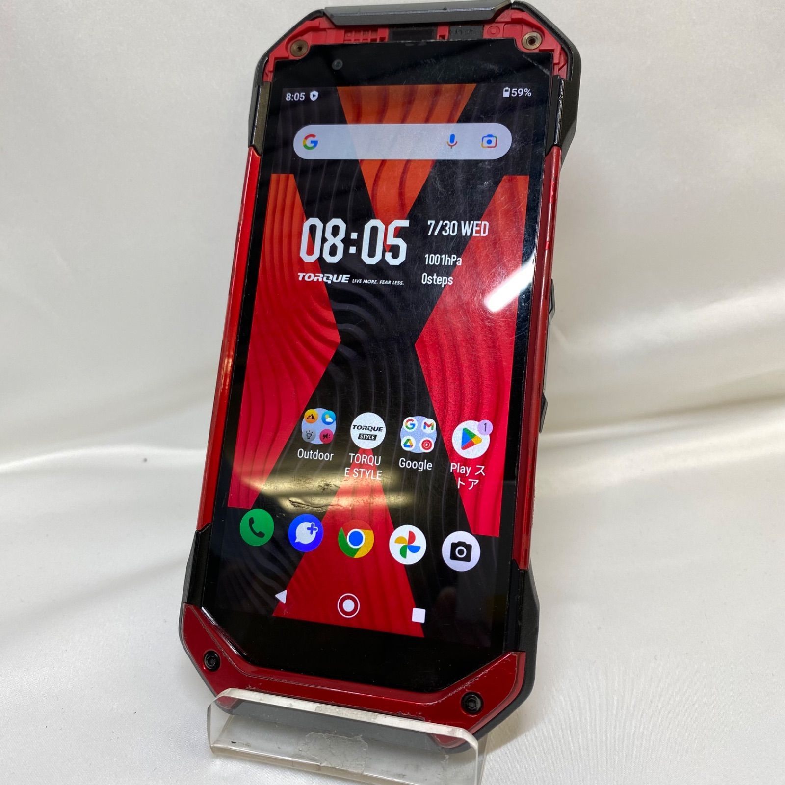 ［訳あり］TORQUE 5g ☆【訳あり品】au TORQUE 5G 128GB KYG01 レッド - メルカリ