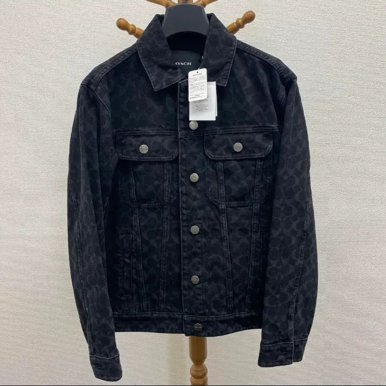 新品】COACH コーチ シグネチャー デニムジャケット - メルカリ