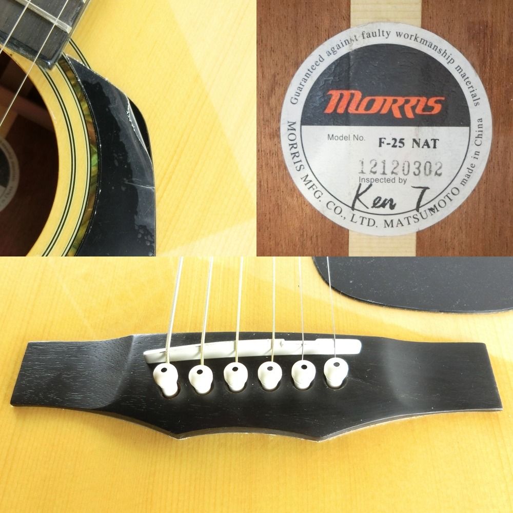 モーリス Morris アコースティックギター ギター F-25 NAT Acoustic guitar _Aランク