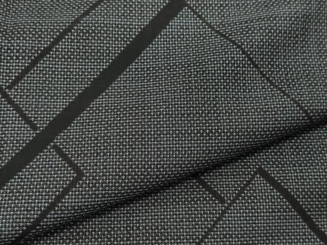 平和屋着物○本場大島紬 9マルキ 泥染め 吉祥文 堅山絹織物