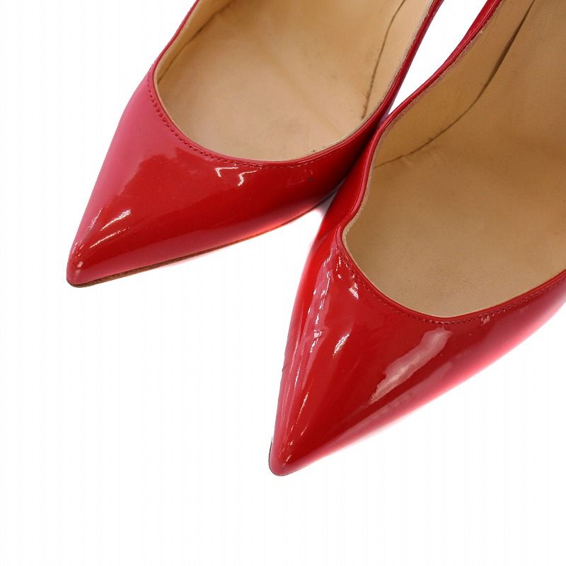 クリスチャンルブタン エナメル ポインテッドトゥ ハイヒール Christian Louboutin クリスチャン ルブタン CHRISTIAN