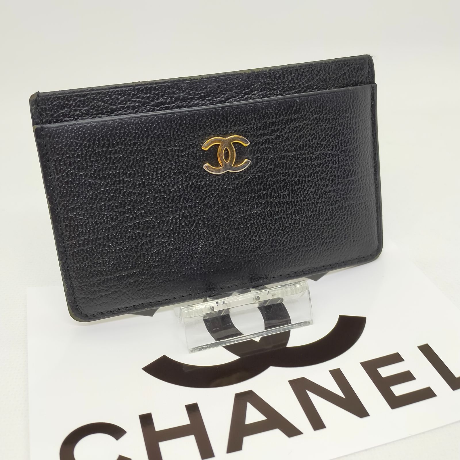 CHANEL】シャネル カードケース 7番台 ココマーク A11837 黒 - メルカリ