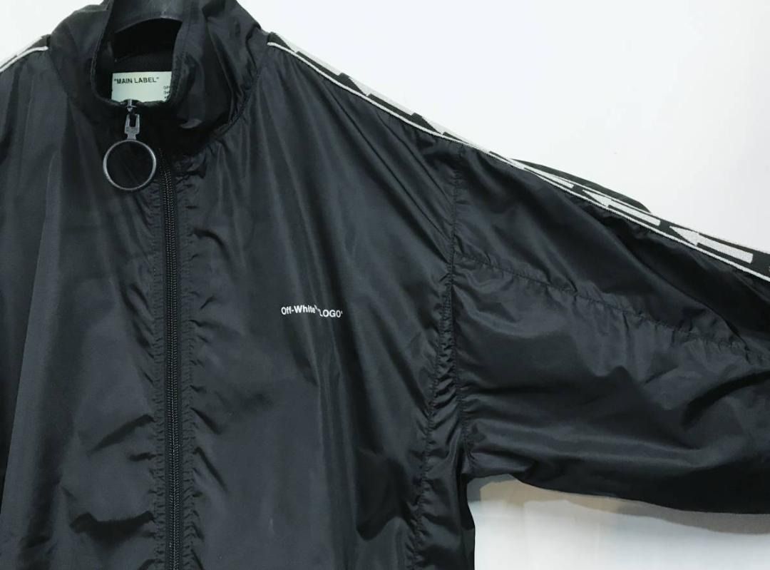 イタリア製 off-white|オフホワイト Nylon Track Jacket イタリア製 off-white|オフホワイト Nylon Track Jacket
