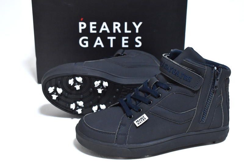 新品 PEARLY GATES ミドルカット ゴルフシューズ【22.5cm】【23cm