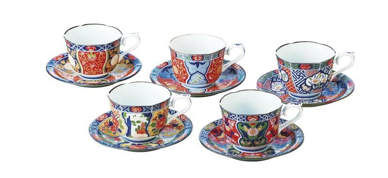 西海陶器 献上古伊万里 コーヒー碗皿揃 31802