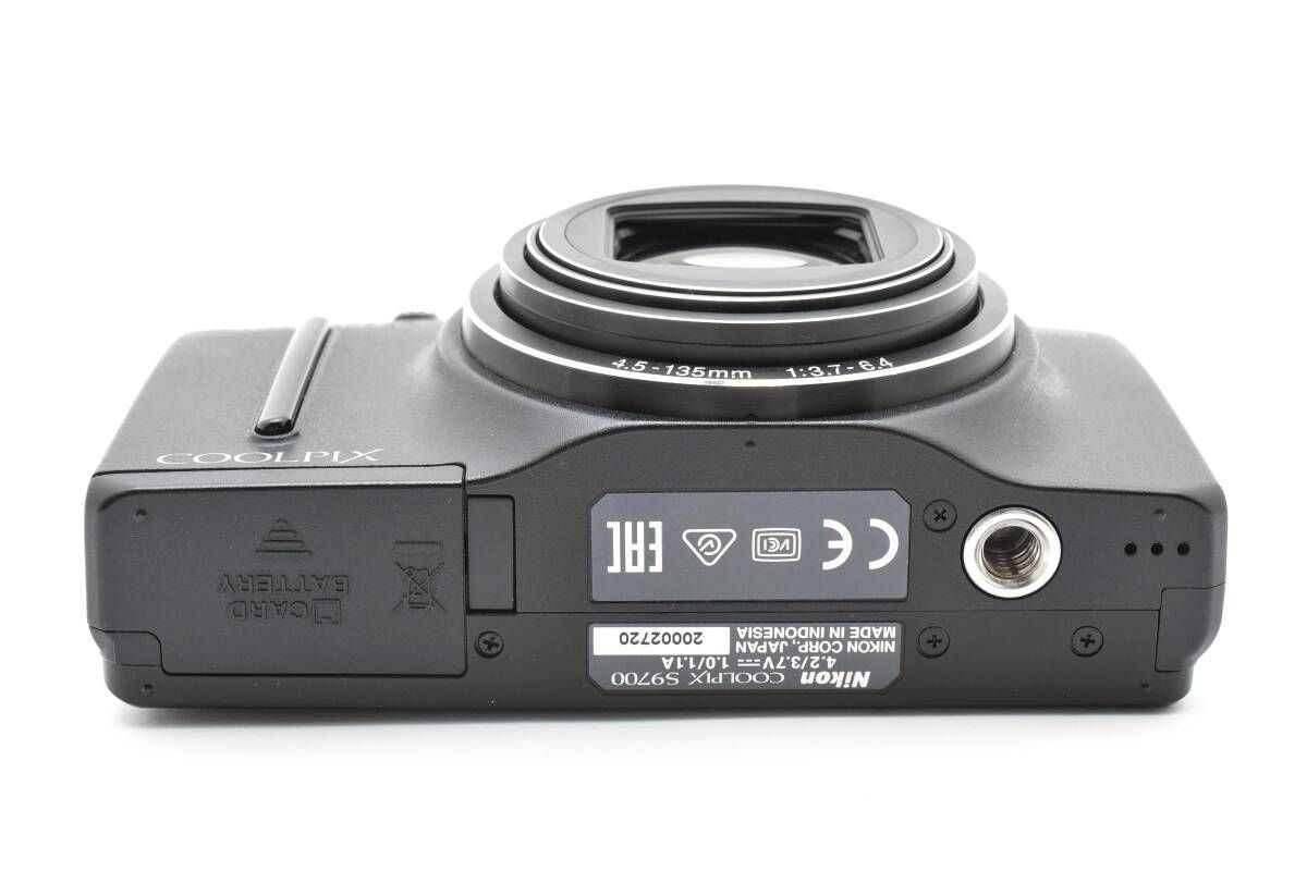 ☆ニコン Nikon COOLPIX S9700 ブラック 元箱付属 コンパクトデジタル