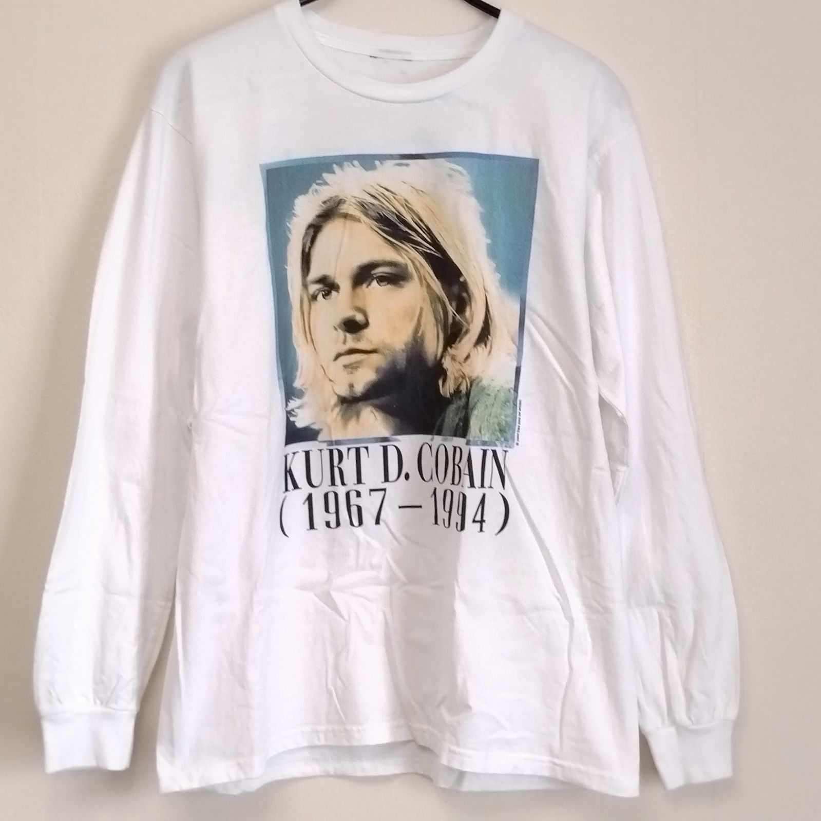 高級感 Nirvana Kurt Cobain 最高の品質の カートコバーン 追悼Tシャツ ...
