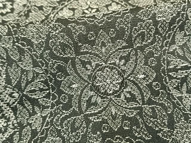 平和屋着物▽お召　単衣　吉祥花文　黒地　正絹　逸品　AAAV2854fy 平和屋着物▽お召 単衣 吉祥花文 黒地 正絹 逸品 AAAV2854fy - メルカリ