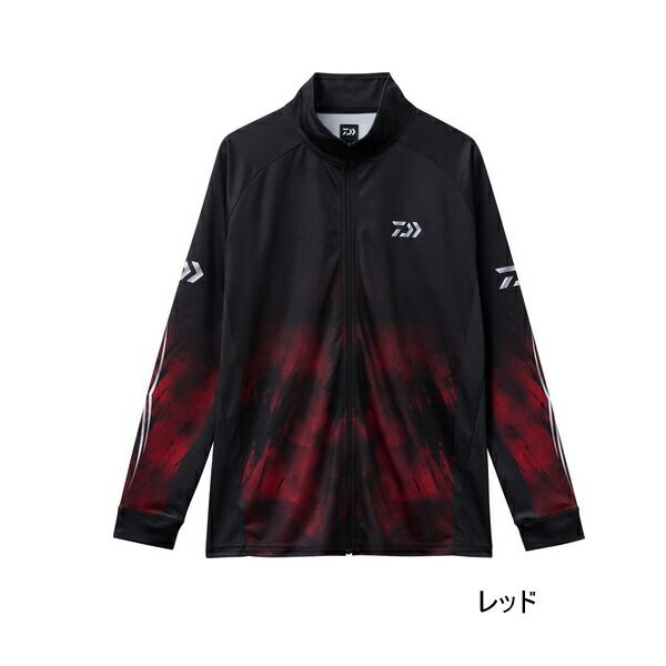 ≪ 25年9月新商品 ≫ ダイワ エキスパートライトジップシャツ DE-7725 レッド XLサイズ
