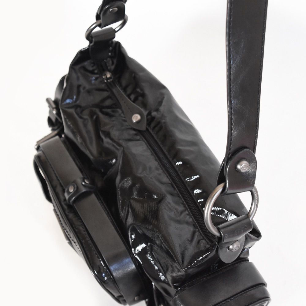 FRANCESCO BIASIA⭐️レザー ショルダーバッグ ブラック FRANCESCO BIASIA フランチェスコビアジア レディース