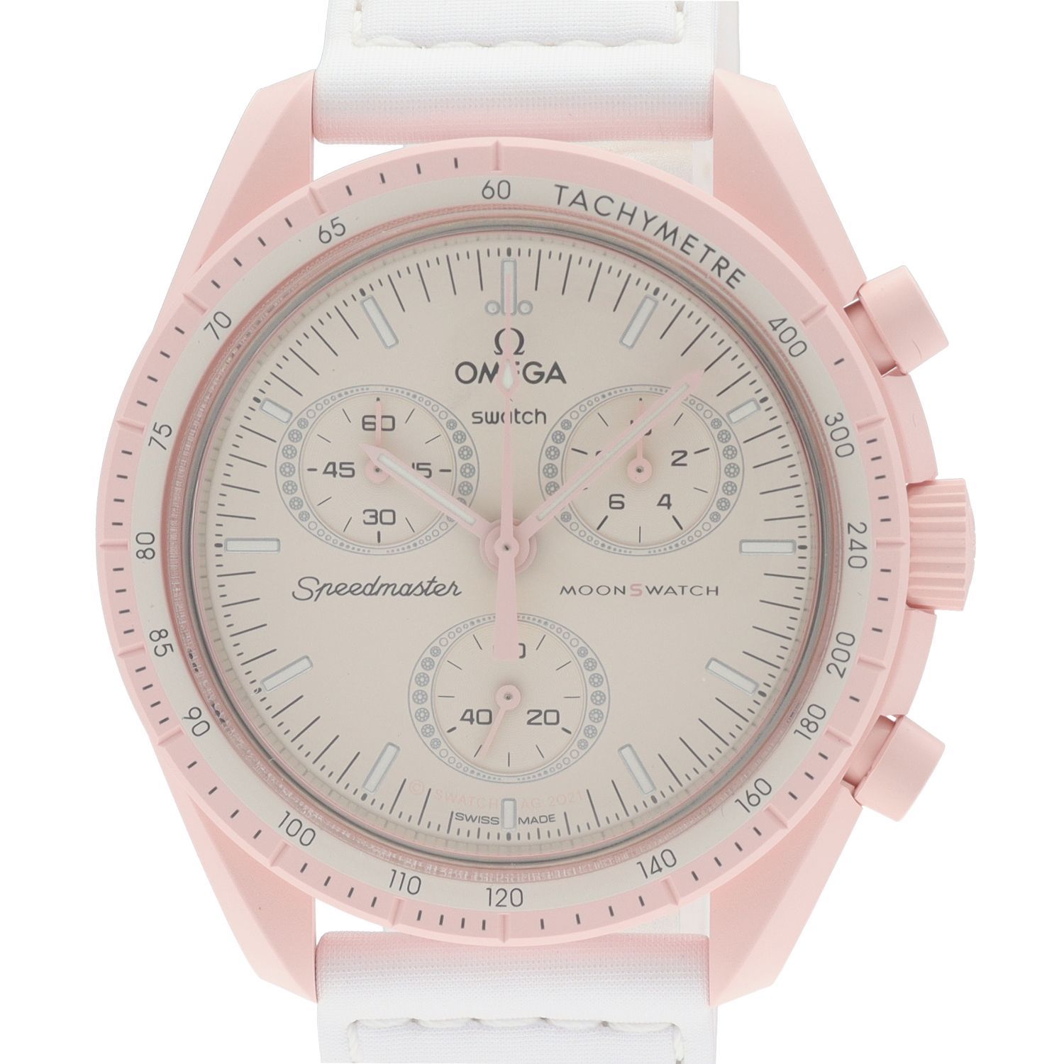 【楽ギフ_のし宛書】 未使用品】SWATCH S033P100/MISSION TO VENUS/腕時計/セラミック その他