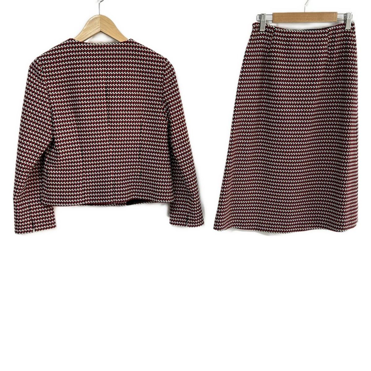 Sybilla シビラ スカートスーツ レディース - 黒×レッド×白