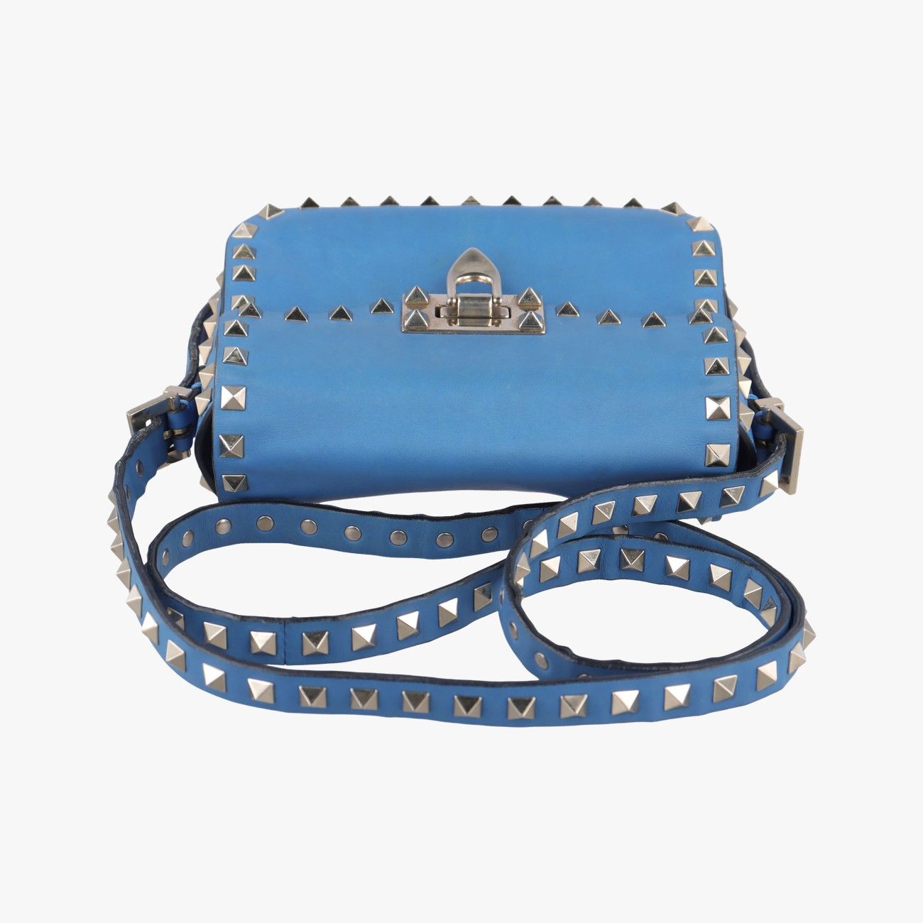 VALENTINO 水色　2wayショルダーバッグ ヴァレンティノ 2way ショルダーバッグ ハンドバッグ ライトブルー