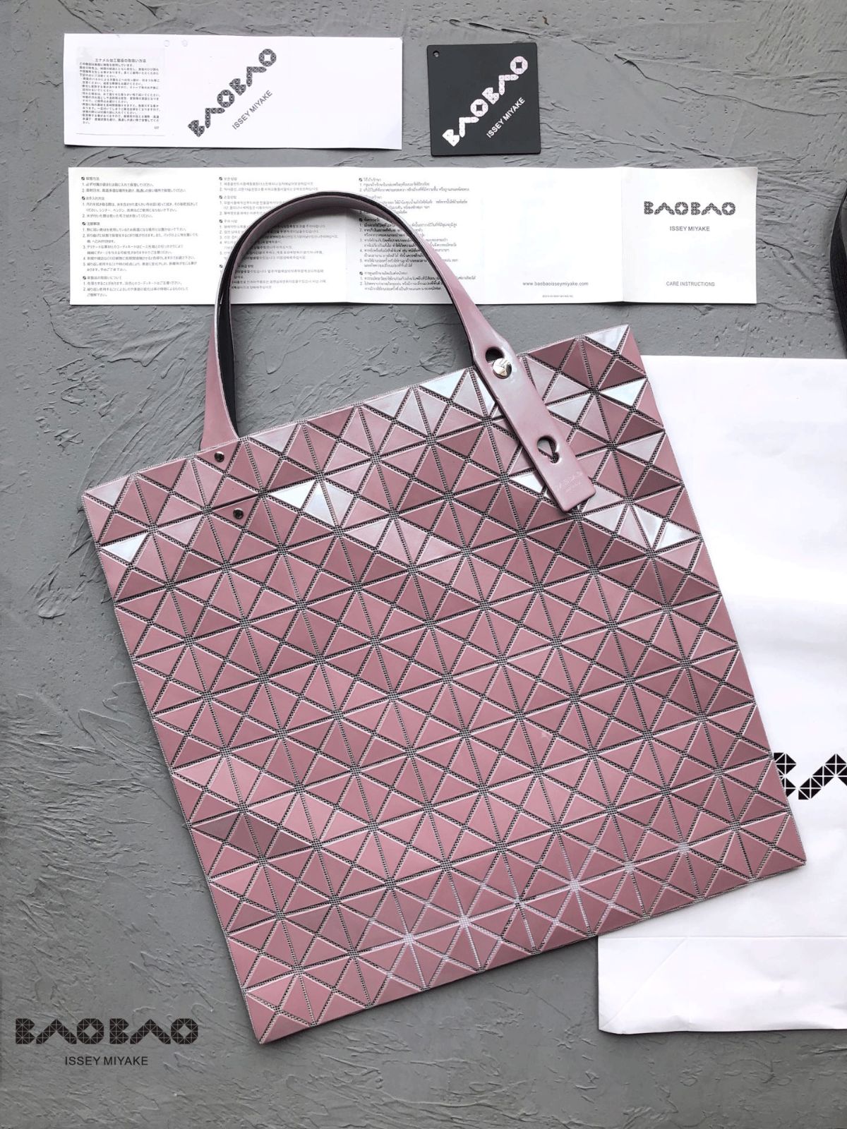 BAOBAO  バオバオイッセイミヤケトート バッグ 10ピース×10ピース BAO BAO ISSEY MIYAKE トートバッグ［最終値下げ］