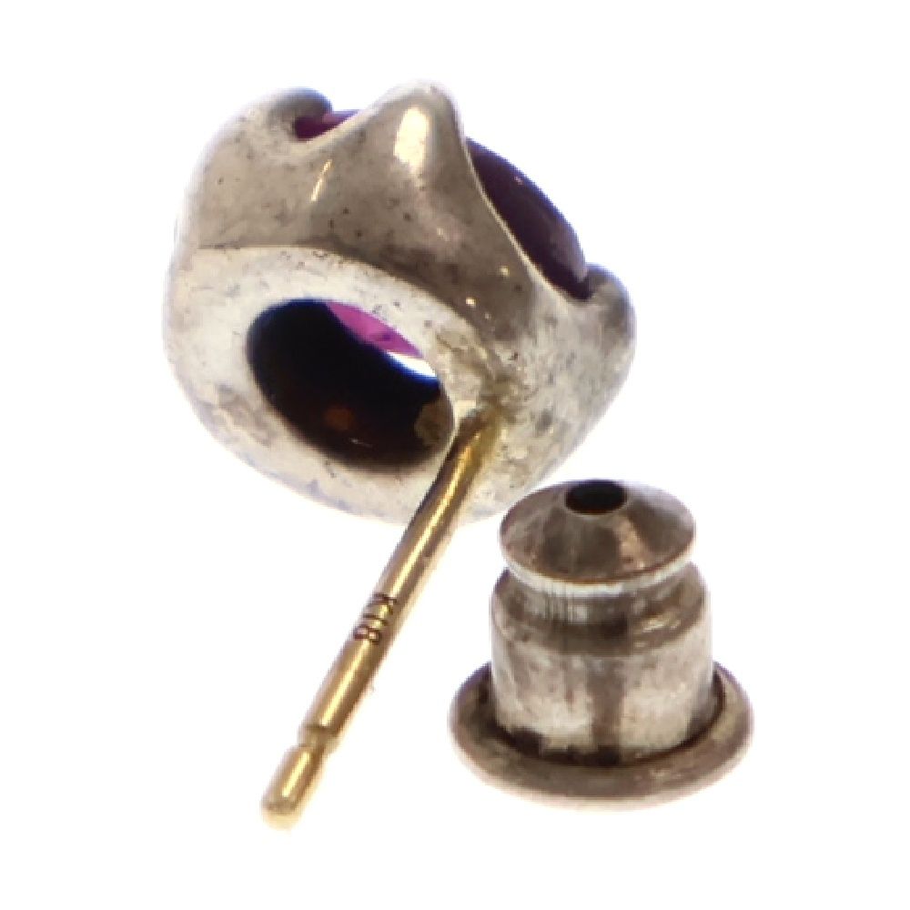 Bloody Mary (ブラッディマリー) ナットピアス ガーネット シルバー