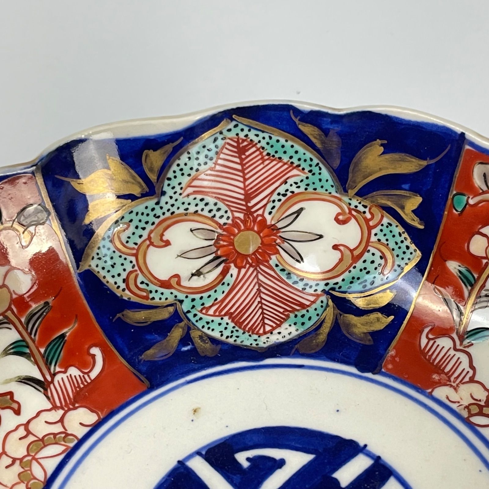 290 錦手 獅子 古伊万里 伊万里焼 骨董 アンティーク 膾皿 5枚セット