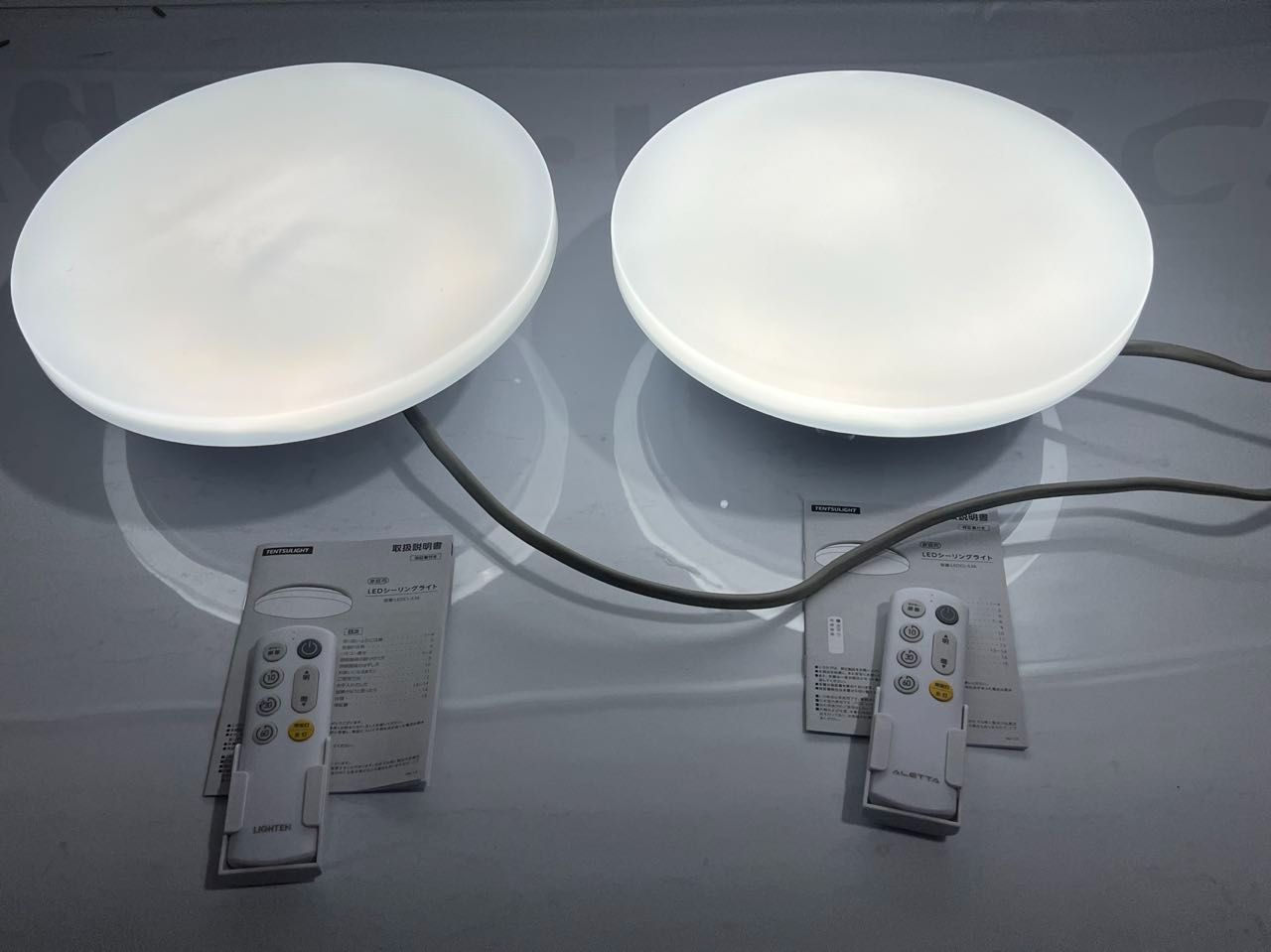 ledシーリングライト 天井照明 15段階 調光 26W 調光タイプ 照明器具 ledcl-s26-2set  ホワイト