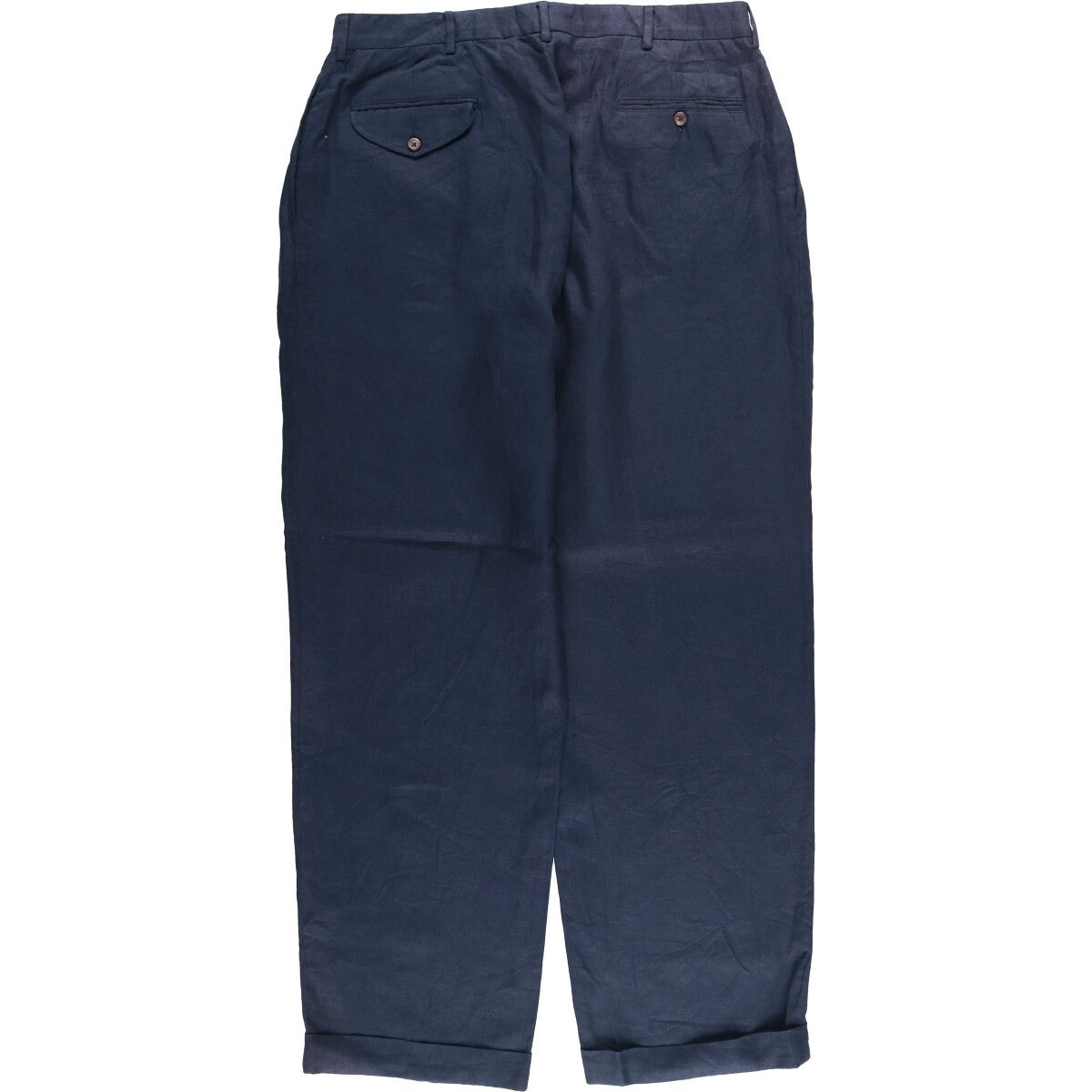 古着 ラルフローレン Ralph Lauren POLO by Ralph Lauren ツータック リネンパンツ スラックス メンズw36相当 eaa581251