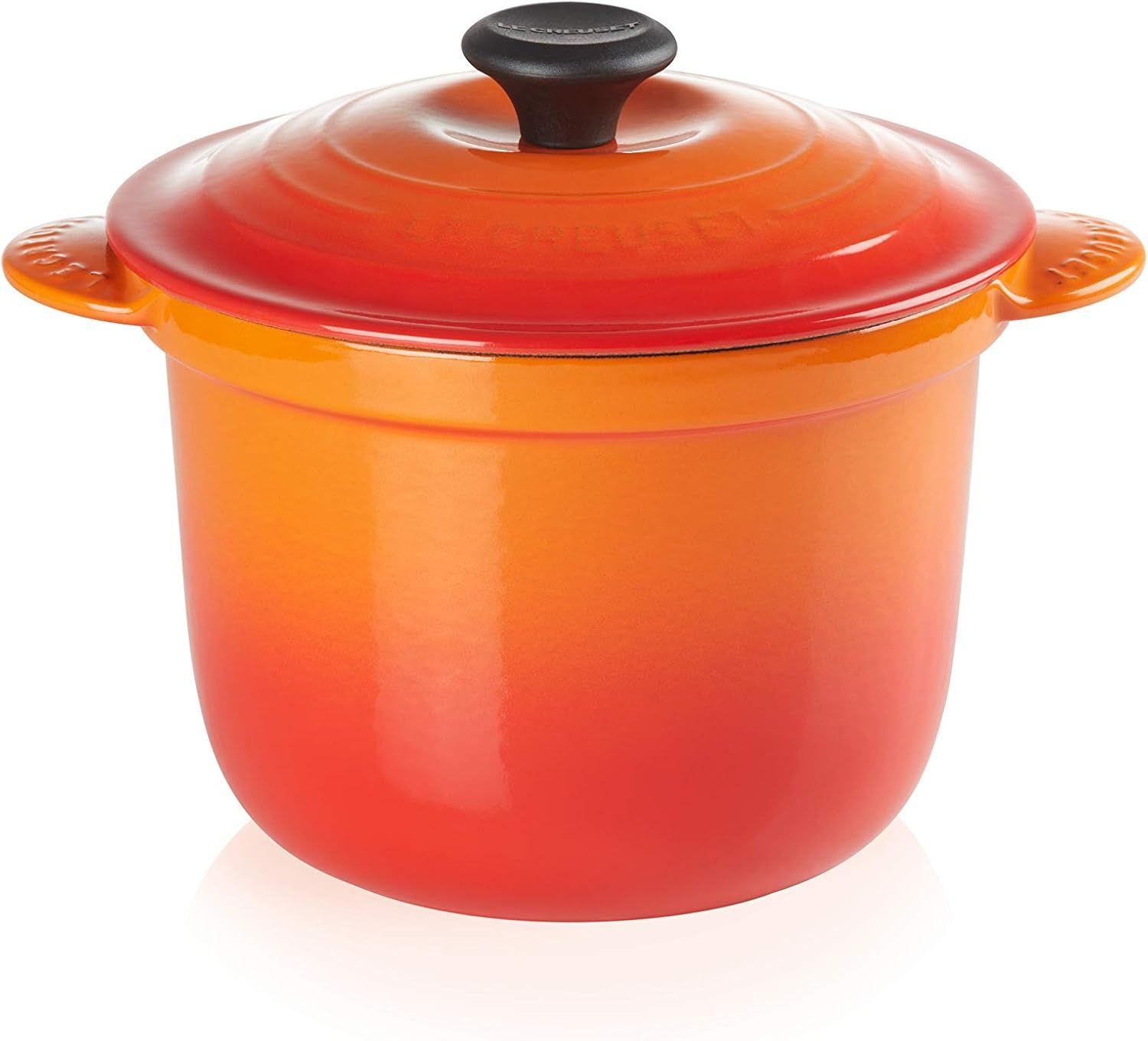 ル・クルーゼ　オレンジ ココットインナーリッド付（新品・未使用） ル・クルーゼ LE CREUSET オレンジ ココットインナーリッド付 ル