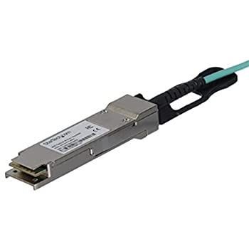 StarTech.com AOCケーブル 15m MSA対応アンコード アクティブ光ケーブル MSA準拠スイッチ対応 QSFP40GAO15M