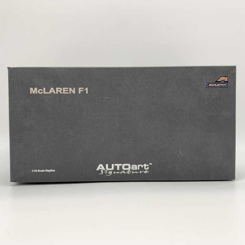 開封 AUTOart オートアート 1|18 McLAREN マクラーレン F1 Short Tail Road Car マグネシウムシルバー 17