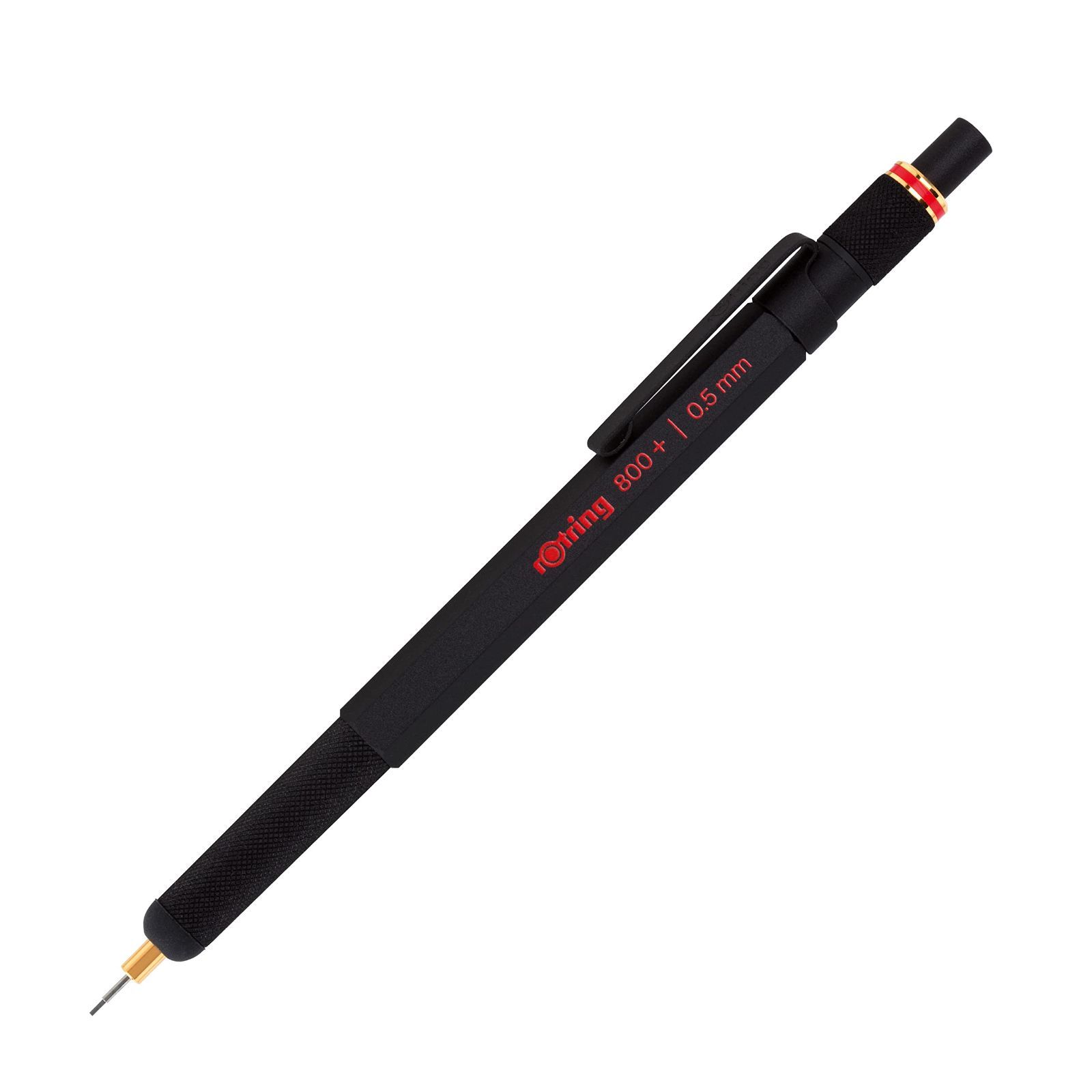 数量 0.5mm ブラック メカニカルペンシル スタイラス 1900181 800 ロットリング
