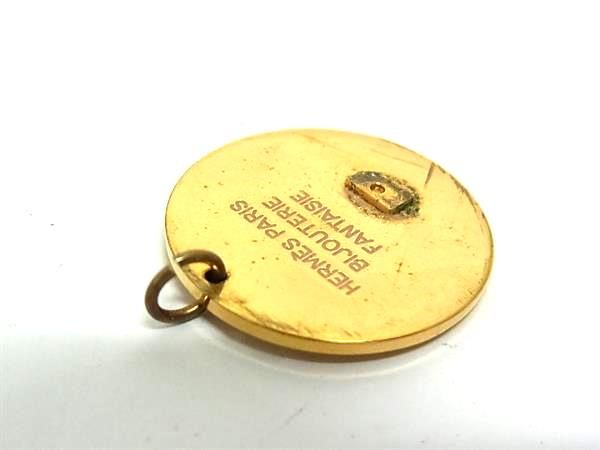 エルメス セリエ ペンダント トップ ネックレス チャーム ゴールド 箱