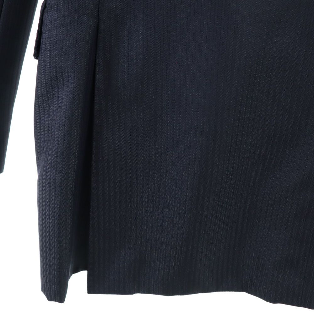 バーバリーブラックレーベル　ストライプ テーラードジャケット　Lサイズ BURBERRY BLACK LABEL】【アウター】バーバリーブラックレーベル