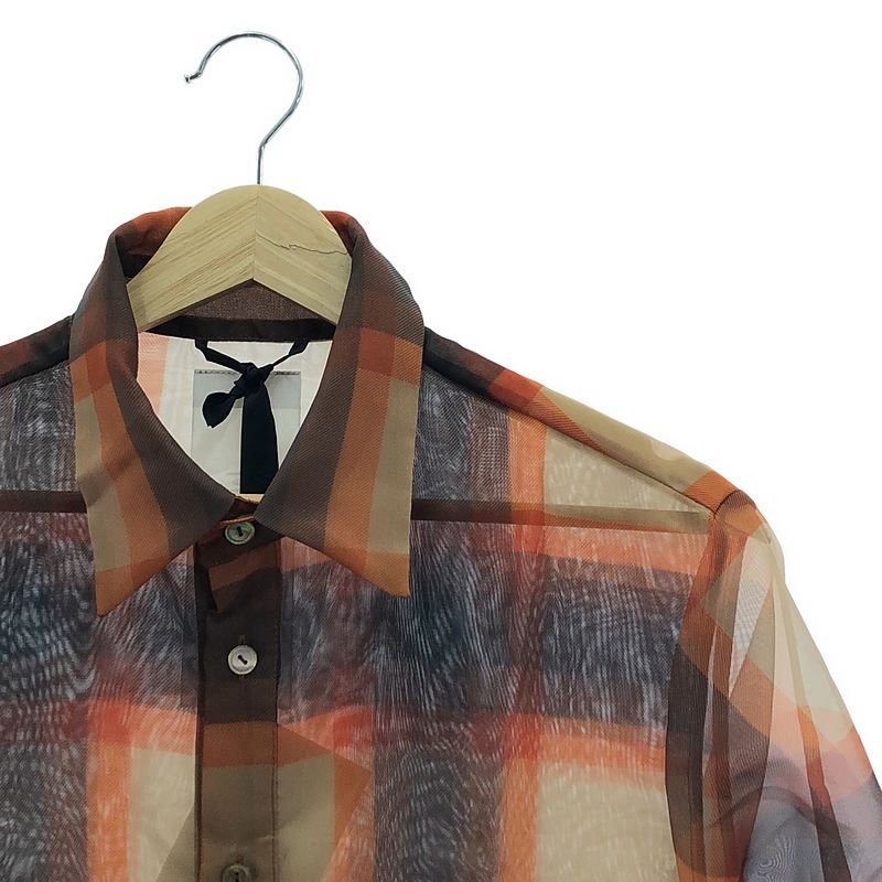 美品】 MIOSMOKEY / ミオズモーキー | チェック シアー シャツ  