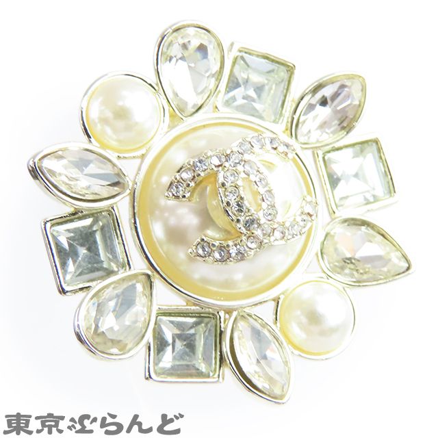 シャネル CHANEL ココマーク パール ピアス C21V ゴールド メタル