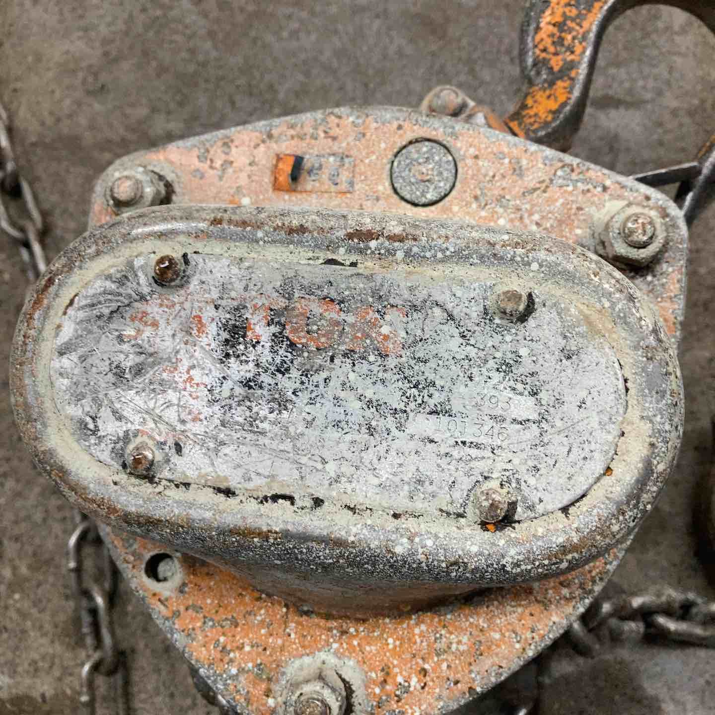 KITO キトー チェーンブロック 1t 外装劣化 メーカー名が消えている 川越店