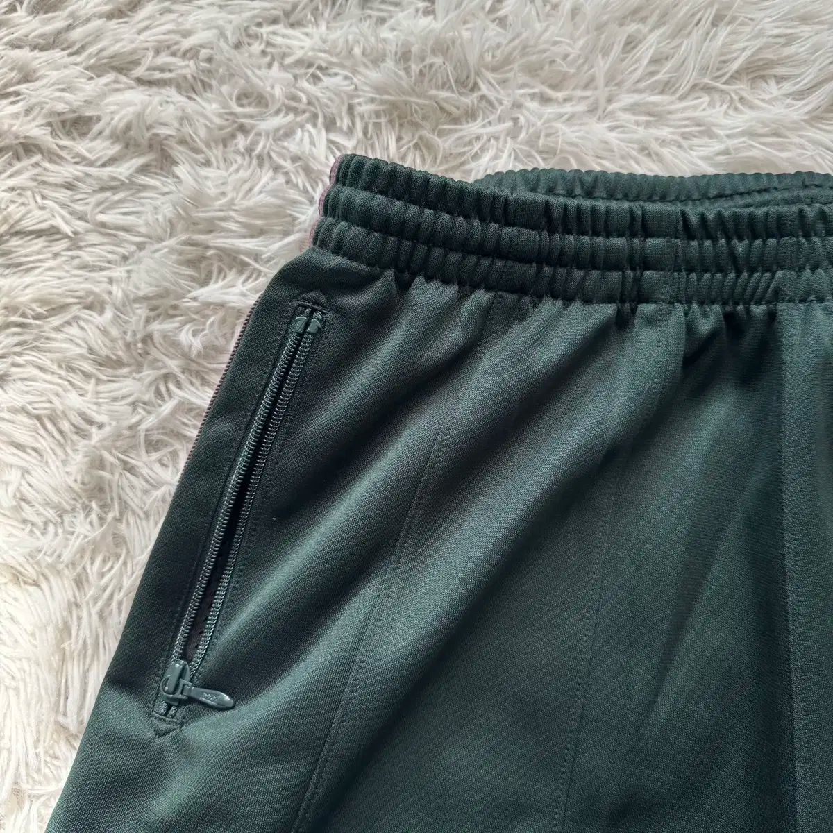 NEEDLES ニードルズ H Dトラック パンツ ポリ スムース グリーン ニードルズ ズボン