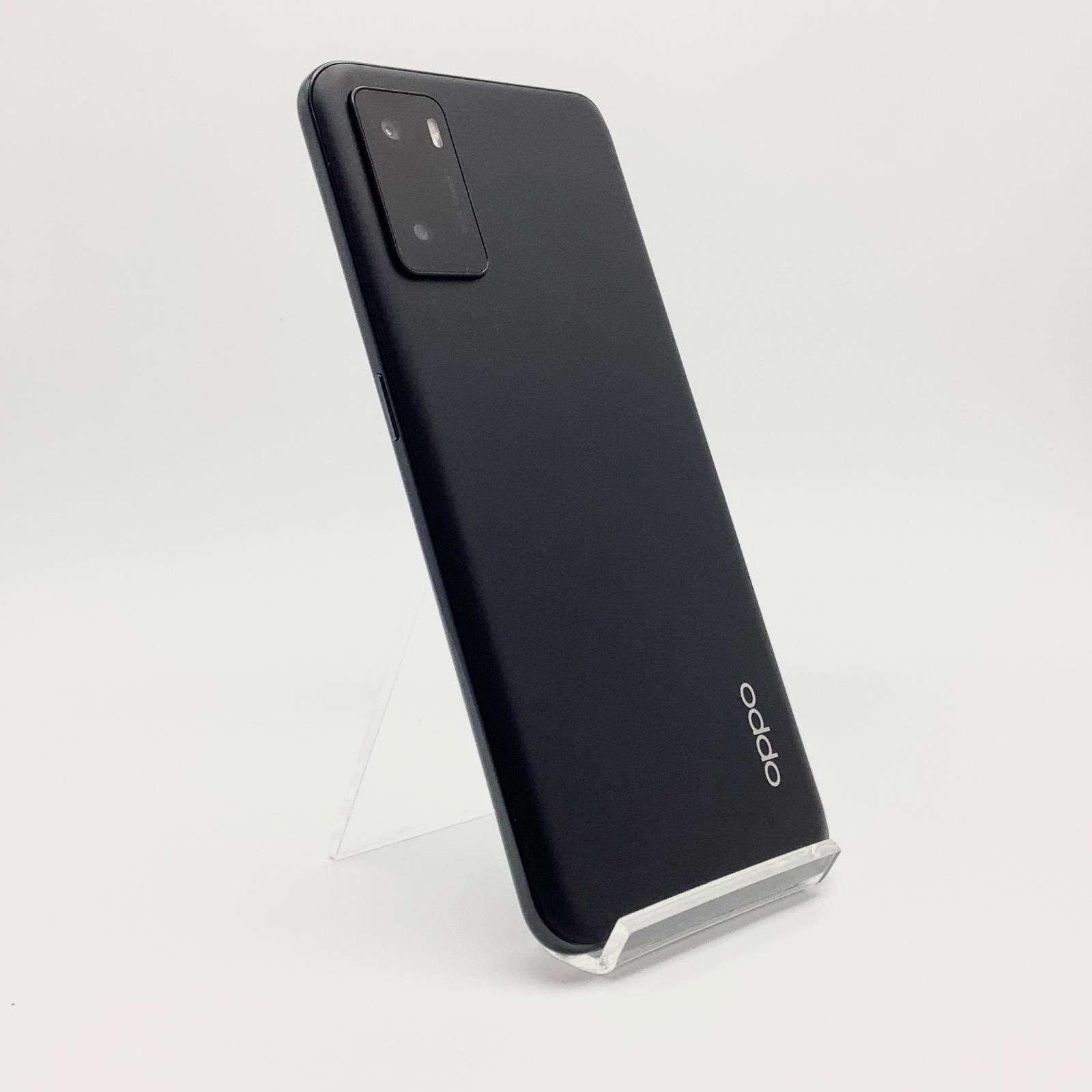 全額返金保証 最速発送 OPPO A 55s 5G 64GB ブラック Softbank A102OP 白ロム 動作 済