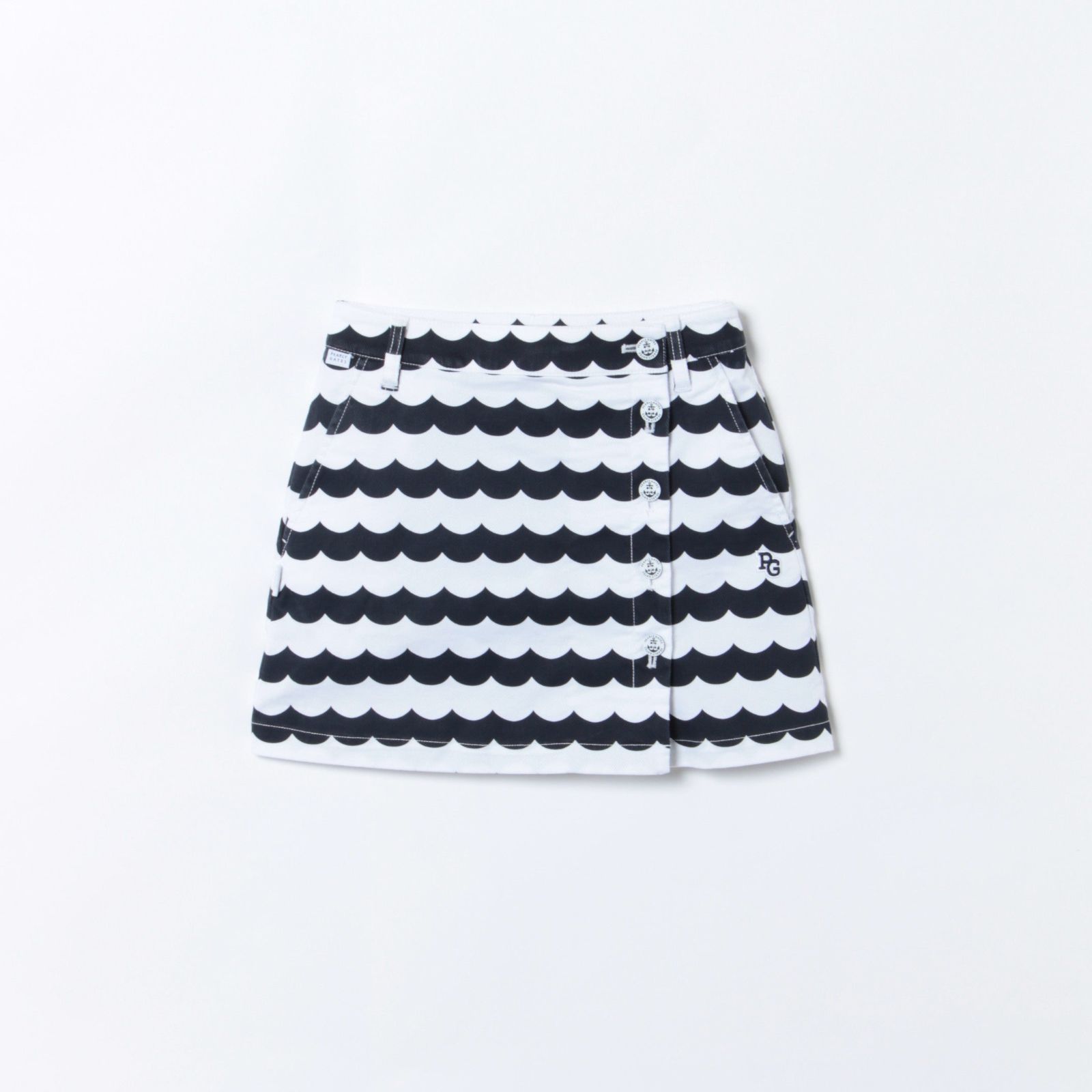 【認定リユース品】ルアンチンカルゼ TEXBRID スカート ＜ボーダープリント＞
