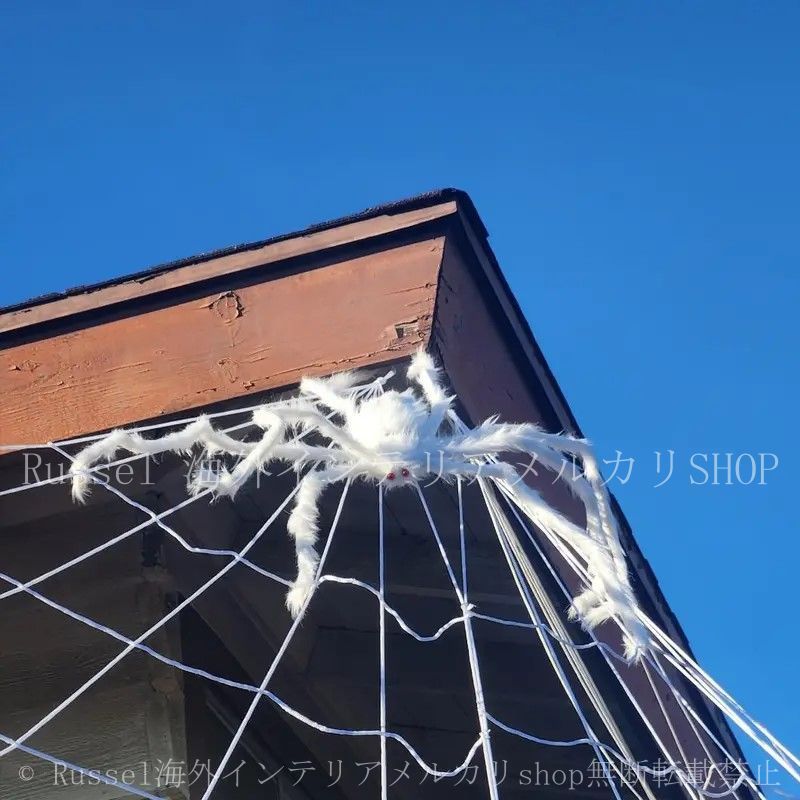 オブジェ 巨大 クモ ハロウィン ユニーク インテリア 置物 ハロウィーン ホラー イベント 装飾 蜘蛛 くも お化け屋敷 白 ホワイト 4-7 -  メルカリ 巨大蜘蛛ハロウィン装飾品,フェスティバル装飾小道具 | 1.5m クモ 装飾オーナメント 玄関 庭 イベント主催者 パーティープラン