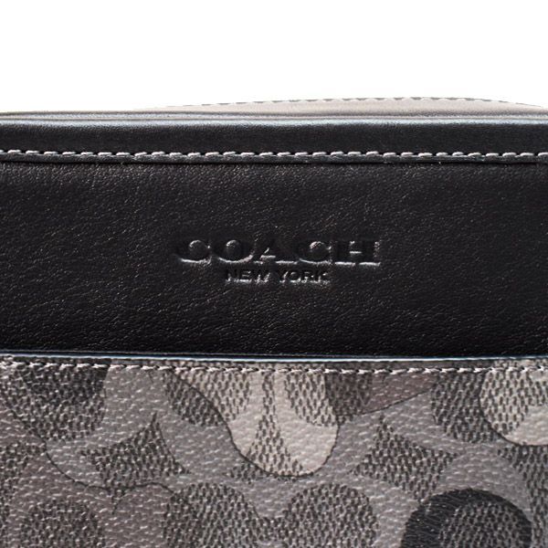 コーチ メンズ バッグ COACH コーティングキャンバス レザー